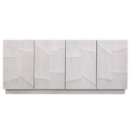 Aparador DKD Home Decor Blanco Crema Madera de mango 180 x 40 x 80 cm