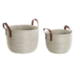 Cesta Urban DKD Home Decor Marron Claro Natural 41 x 29 x 41 cm Set de 2 Precio: 78.04499981849999. SKU: B1K2NWG99V