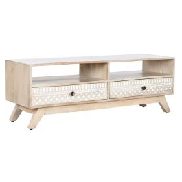 Mueble de TV DKD Home Decor Blanco Natural Madera de mango 130 x 40 x 45 cm Precio: 322.50000046. SKU: B14N932JHC