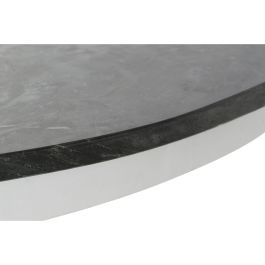 Mesa de Comedor DKD Home Decor Blanco Negro Cobre Metal Mármol 110 x 110 x 76 cm