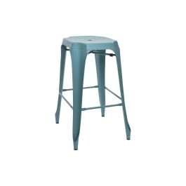 Taburete DKD Home Decor 47 x 47 x 75,5 cm Azul Metal Precio: 178.95000002. SKU: B19MEXVKDP