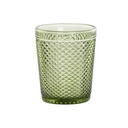 Set de Vasos DKD Home Decor Verde Cristal Con relieve 240 ml (6 Unidades) Precio: 25.95000001. SKU: B1GQ28LY47