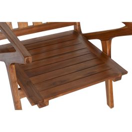 DKD Home Decor Butaca Marron Oscuro Blanco 76 x 77 x 64 cm