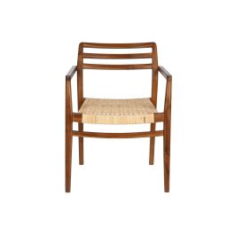 Silla DKD Home Decor Marrón Beige Natural 50 x 56 x 86 cm