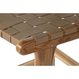 Taburete Item Home DKD Home Decor Beige Natural 57x110x45 cm