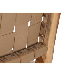 Taburete Item Home DKD Home Decor Beige Natural 57x110x45 cm