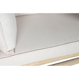 DKD Home Decor Sofá Blanco Natural 132 x 79 x 78 cm