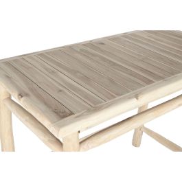 Mesa auxiliar DKD Home Decor Natural Teca 133 x 65 x 105 cm