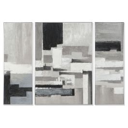 Juego de 3 cuadros DKD Home Decor Abstracto Moderno 140 x 3,5 x 100 cm Precio: 153.95000005. SKU: B1295DTRJL