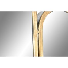 Espejo de pared DKD Home Decor Dorado Metal Cristal 89,5 x 3,5 x 90 cm