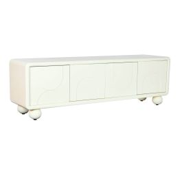 Mueble de TV DKD Home Decor Blanco Madera MDF 160 x 37 x 50 cm Precio: 429.29589995159995. SKU: B1C48RH429