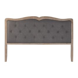 Cabecero de Cama DKD Home Decor Gris oscuro Madera de caucho 160 x 10 x 120 cm Precio: 265.5950004719. SKU: B1HW773S7E