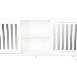 DKD Home Decor Buffet Blanco Mango Espejo 175 x 83.5 x 40.5 cm