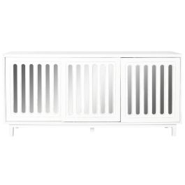 DKD Home Decor Buffet Blanco Mango Espejo 175 x 83.5 x 40.5 cm