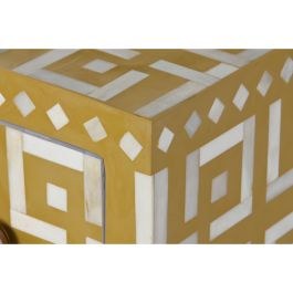 Cómoda DKD Home Decor Amarillo Blanco Hueso 100 x 40 x 75 cm