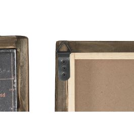 Juego de 4 cuadros DKD Home Decor Mapamundi Vintage 200 x 3,5 x 120 cm Juego de 4 cuadros DKD Home Decor Mapamundi Vintage 200 x 3,5 x 120 cm