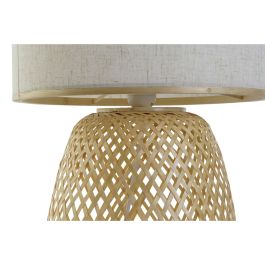 Lámpara de mesa DKD Home Decor Marrón Natural Bambú 50 W 220 V 32 x 32 x 49 cm