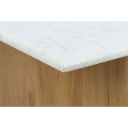 Mesa Centro Scandi DKD Home Decor Blanco Marron 70 x 45 x 120 cm