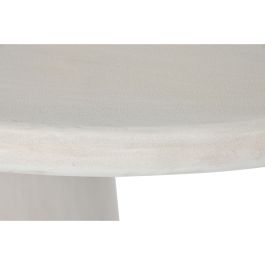 DKD Home Decor Mesa Comedor Tromso Urban de Mango Blanco 200x100x75 cm Desmontable