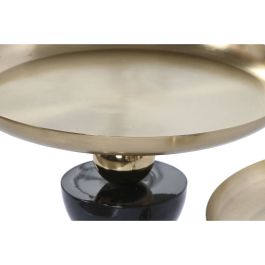 Mesita Auxiliar DKD Home Decor Dorado Blanco 40 x 42 x 40 cm Set de 2 Mesita Auxiliar DKD Home Decor Dorado Blanco 40 x 42 x 40 cm Set de 2