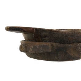 DKD Home Decor Bandeja Natural 36 x 53 x 8 cm (2 Unidades) Madera Teca Hecho a Mano