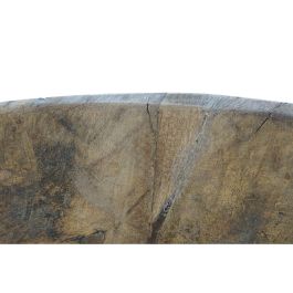 DKD Home Decor Bandeja Natural 42 x 10 x 42 cm (2 Unidades) Material Madera Hecho a Mano