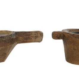 DKD Home Decor Portavela Natural 13 x 8 x 20 cm (4 Unidades)