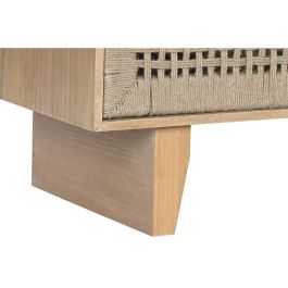 Mueble de TV Home ESPRIT Beige Natural Yute Pino 120 x 40 x 55 cm