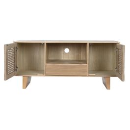 Mueble de TV Home ESPRIT Beige Natural Yute Pino 120 x 40 x 55 cm