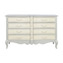 Comoda Item Home DKD Home Decor Gris Claro 50.5x91x140 cm