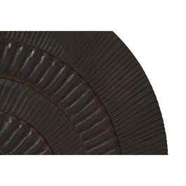 Decoración de Pared Home ESPRIT Negro Mandala 60 x 2,5 x 60 cm
