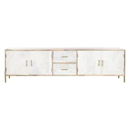 Mueble Tv Moderno DKD Home Decor Marron Blanco 34.5 x 51 x 180 cm