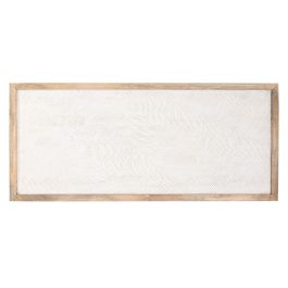 Cabecero de Cama Home ESPRIT Blanco Marrón Madera de mango 180 x 4 x 80 cm