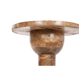 DKD Home Decor Mesita Auxiliar Urban Marrón de Madera de Mango 40 x 40 x 50 cm