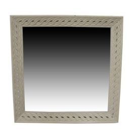 Espejo de pared Home ESPRIT Blanco Natural Madera de mango Romántico 92 x 6 x 92 cm Precio: 167.95000013. SKU: B16M6KLNLF