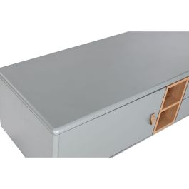 Mueble de TV Home ESPRIT Azul Gris Polipropileno Madera MDF 140 x 40 x 55 cm