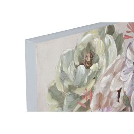 Cuadro Home ESPRIT Flores Moderno 75 x 3,7 x 100 cm (2 Unidades)