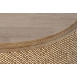 Mesita Auxiliar Mediterraneo DKD Home Decor Natural 70 x 42 x 70 cm