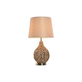 Lámpara de mesa Home ESPRIT Marrón Beige Dorado Natural 50 W 220 V 33 x 33 x 60 cm