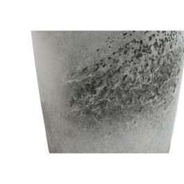 Jarrón Home ESPRIT Blanco Negro Cerámica Acabado envejecido 20 x 20 x 51 cm