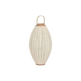 Portavelas Home ESPRIT Blanco Natural Madera Cristal 40 x 40 x 70 cm Precio: 48.50000045. SKU: B12RZWMGNG