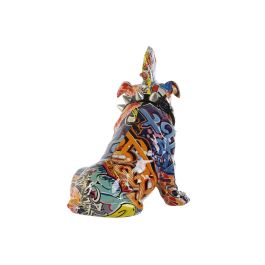 Figura Decorativa Home ESPRIT Multicolor Perro 17 x 25 x 27 cm