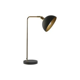 Lámpara de mesa Home ESPRIT Negro Dorado Metal 25 W 220 V 27 x 16 x 50 cm