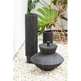 Jarron Colonial DKD Home Decor Negro 12 x 47.5 x 12 cm