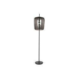 Lámpara de Pie Home ESPRIT Negro Gris Metal Cristal 35 x 35 x 168 cm