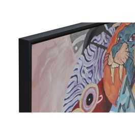 Cuadro Home ESPRIT Abstracto Moderno 100 x 3,5 x 100 cm (2 Unidades)