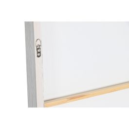 DKD Home Decor Cuadro Moderno Abstracto Gris Negro 103 x 143 x 4.5 cm Lienzo Poliester