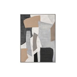 DKD Home Decor Cuadro Moderno Abstracto Gris Negro 103 x 143 x 4.5 cm Lienzo Poliester Precio: 134.50000025. SKU: B19V6WSK87