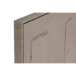 Cuadro Urban DKD Home Decor Marron Claro Marron Oscuro 4.5x93x63 cm (2 Unidades)