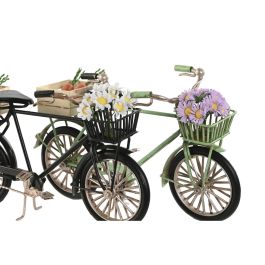 Figura Decorativa Home ESPRIT Negro Menta Bicicleta Vintage 24 x 9 x 13 cm (2 Unidades)